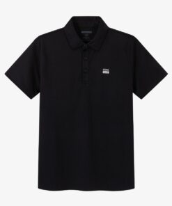 Áo Polo thể thao nam ProMax-S1 Logo thoáng khí - Đen