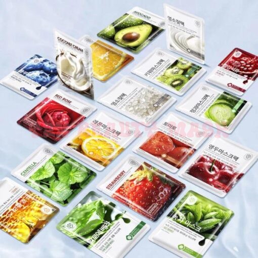 Combo 50 mặt nạ trái cây mẫu Hàn - GONGPEI đa dạng mẫu giúp cấp ẩm, kiềm dầu, làm sạch da, cũng như dưỡng sáng da, mờ thâm mụn, phục hồi hư tổn và căng mịn mặt nạ giấy, daily mask, mặt nạ dưỡng da trắng sáng
