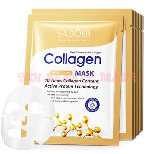 Mặt nạ Collagen yến tươi làm dịu phục hồi da dưỡng ẩm da mềm mướt, làm trắng giảm nám sạm, lão hóa Skincare Cosmetics Kem mask giấy Face kiểm soát lỗ chân lông gel đủ vị dùng được cho da bầu, sau nặn mụn lăn kim