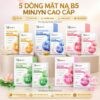 Hộp 10 miếng mặt nạ B5 MINJYN mix theo nền da giúp dưỡng ẩm, dưỡng trắng, giảm nhăn, kiềm dầu, giảm mụn, thu nhỏ lỗ chân lông to